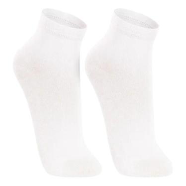 Imagem de Kit 2 Pares Meia Soquete Fem Lupo 4576 casapaula, Branco