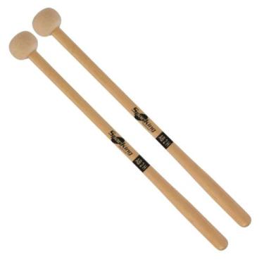 Imagem de Baqueta AB2H Bumbo de 16" a 18" Natural Marching Band Par Spanking