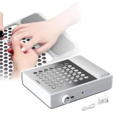 Imagem de Aspirador De Pó Il De Alta Velocidade, Forte Força De Adsorção, Baixo Ruído, Sem Poeira, Filtro Fino, Ajuste De Velocidade Do Botão, Com Almofada De Mão, White, Batterytype