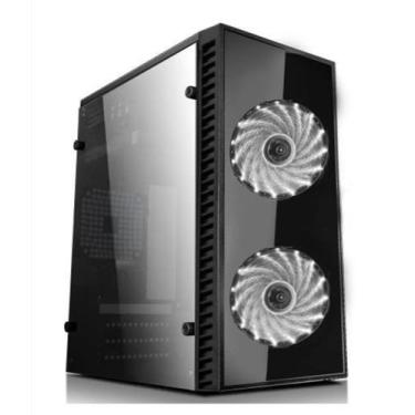 Imagem de Gabinete Micro Atx Gamer Xway Acrilico 01146 Com Fonte 600w 2 Fan Cool