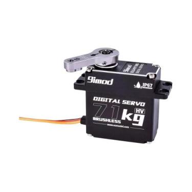 Imagem de Servo RC Sem Escova De Alto Torque 71KG Para 1/8 1/10 RC Car Boat Robo