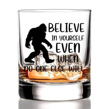 Imagem de RZHV Believe In Yourself Even When No One Else Will Copo de uísque à moda antiga, presentes motivacionais para amigos, mãe, pai, colega de trabalho, Natal, Ano Novo, presentes para amigos irmãos irmãs
