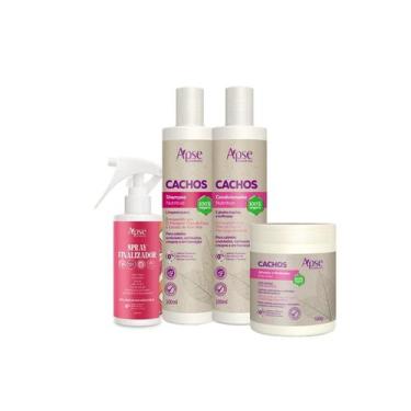 Imagem de Kit apice cachos ativador finalizador shampoo condicionador