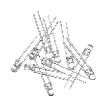 Imagem de 100pcs Diodos LED De 3mm Ultra Brilhantes Multicoloridos Branco Quente