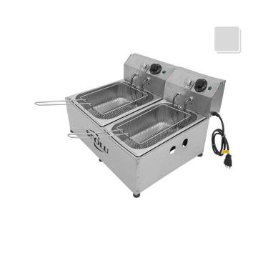 Imagem de Fritador Elétrico 2 Cubas 6 Litros Spolu - 220V