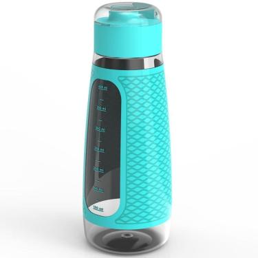 Imagem de Squeeze Garrafa Transparente 500Ml Decorada Colors Com Tampa