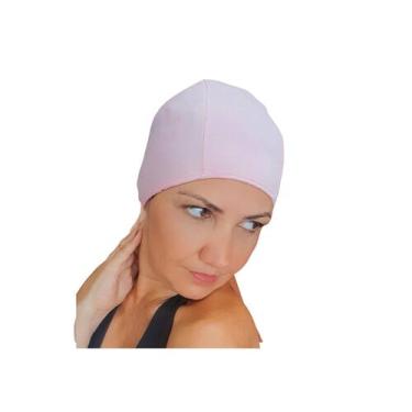Imagem de Touca de natação e hidroginástica tamanho universal em tecido suplex -