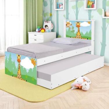 Imagem de Bi Cama Juvenil Zap com Cabeceira Safari Girafa - Mais de Casa