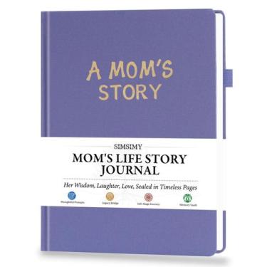 Imagem de Diário de capa dura SIMSIMY Mom's Life Story 18x24cm