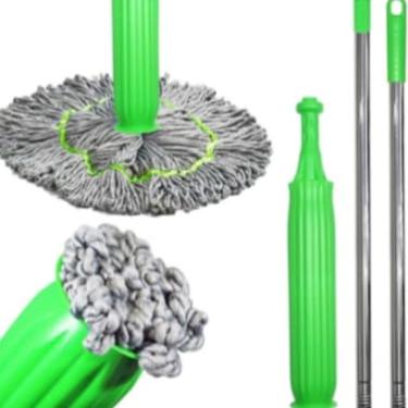 Imagem de Esfregão 360 Graus Microfibra Auto Torção 2 Em 1 Limpeza Geral Automotiva E Veicular