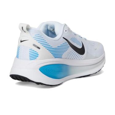 Imagem de Nike Tênis masculino Vomero 18, Herói branco/preto/azul, 9 Wide
