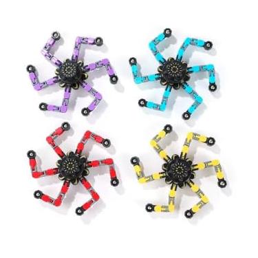 Imagem de brinquedos para crianças resistência mão spinnerr ventilação brinquedos adulto opção de presente (CORES SORTIDAS)
