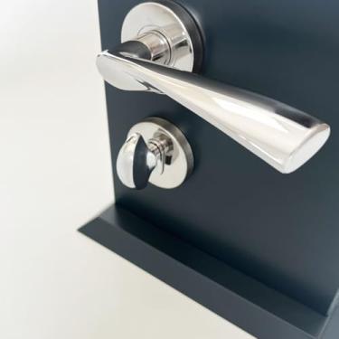 Imagem de DECORPLACE, Fechadura De Porta Banheiro Polida 55mm Vision ABNT