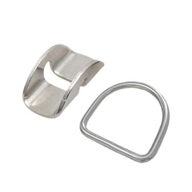 Imagem de Vaveren Suporte lateral para cilindro de mergulho em aço inoxidável 316 com braçadeira, acessório de mergulho, peça de reposição de alto desempenho, Style B