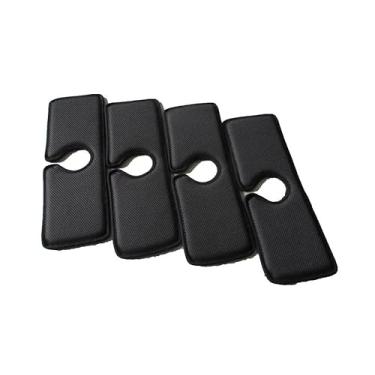 Imagem de Pastilhas para Faucet de Cozinha Protetor Pia 4 Peças Design Envolvimento Absorvente Fácil Limpar Poliéster Uso Versátil Proteção Balcão e Banheiro