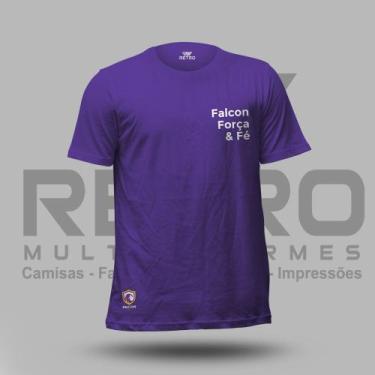 Imagem de Camiseta Casual Falcon FC MOD 001, Preto, P