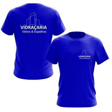 Imagem de Camiseta Vidraçaria - Estampa Norte, G2, Azul royal
