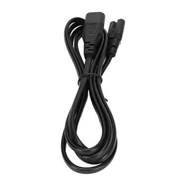 Imagem de aqxreight IEC320 C8 a IEC320 C7 Cabo de Alimentação Adaptador Resistente Ao Calor à Prova d'água Cabo de Extensão 5,9 Pés 100-240V, Tal Mesa Com Alto-falantes, Monitores, para 320 C8 C7 Adequado,