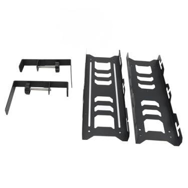 Imagem de aqxreight Sob o Gerenciamento de Cabos de Mesa Organizador de Fio de Mesa Multifuncional de Aço Carbono Ajustável para Gerenciamento de de Escritório Em Casa, Garante a Instalação de Mesas para