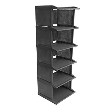 Imagem de Organizador de Armazenamento com 5 Níveis Multifuncional para Livros Sapatos Brinquedos Plantas Verdes Decorações Quarto Sala Estudo Estar Escritório Resistente Econômico em Espaço Fácil Montar