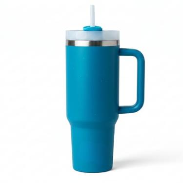 Imagem de The Clean Hydration Co. Copos isolados com tampa, vácuo de parede dupla, viagem de 1,134 g, copo de escritório, bebidas quentes e frias, interior de cerâmica, à prova de derramamento, livre de BPA