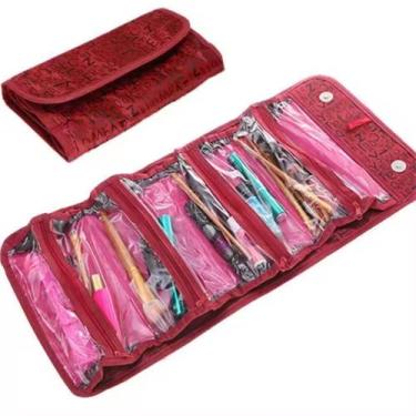 Imagem de Frasqueira necessaire 4 divisorias bolsos organizador maquiagem - Yeet