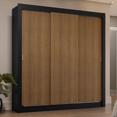 Imagem de Guarda-Roupa Casal 3 Portas de Correr Sublime Plus Madesa