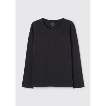 Imagem de Blusa Básica Infantil Menina Manga Longa Com Patch Hering Kids-Feminino