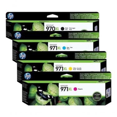 Imagem de Cartucho Hp 970xl Cn628am Conjunto 4 Cores Kit