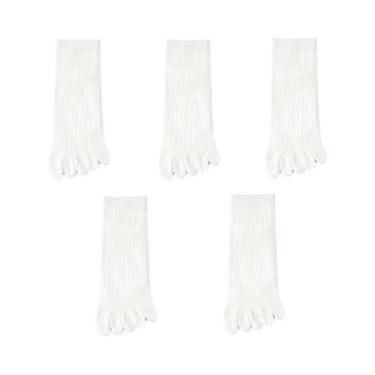 Imagem de Meias Finas De Algodão Para Homens Com Cinco Dedos, 5 Pares, Corte Bai