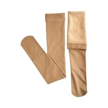 Imagem de Meias Femininas De Pelúcia Antiderrapantes De Cano Alto Para Outono/In