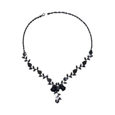 Imagem de Colar Feminino Moderno Com Design De Folha E Gota D'água, Joia Da Moda