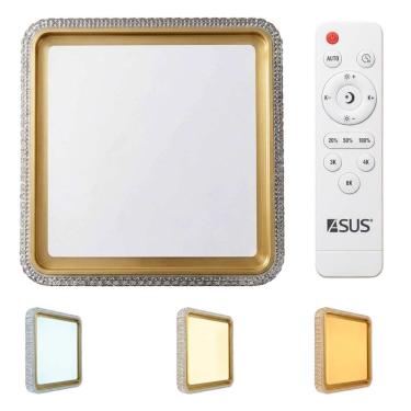 Imagem de Lustre Plafon 3 em 1 LED Iluminaçao Controle Remoto Moderno Decoraçao Minimalista Quart...