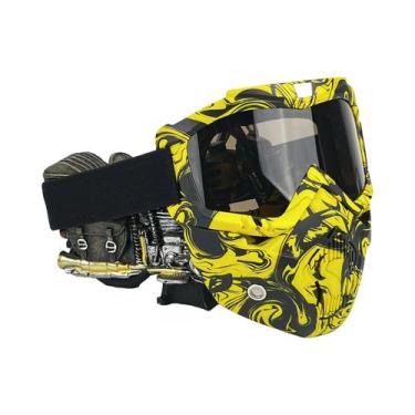Imagem de Máscara De Capacete De Motocross Respirável E À Prova De Poeira Para M