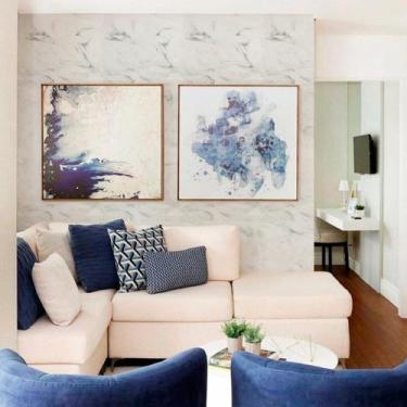 Imagem de Papel de Parede Mármore Banco Prime - TACOLADO PAPEL DE PAREDE, 0,58 x