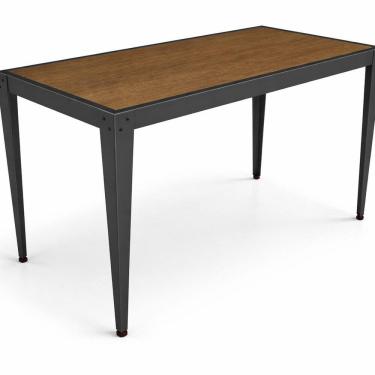 Imagem de Mesa em Aço e Mdf com Pintura Epóxi Oficina Cinza grafite