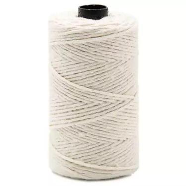 Imagem de Barbante Escolar Cru 6 Fios Rolo com 100GR 101M - EuroRoma - Euro Roma