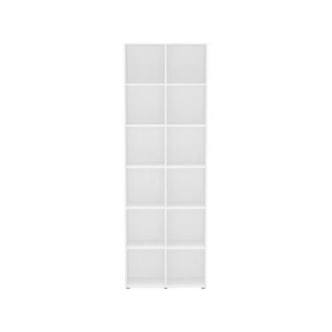 Imagem de Estante Caracol 12 Nichos Branca Politorno, Branco