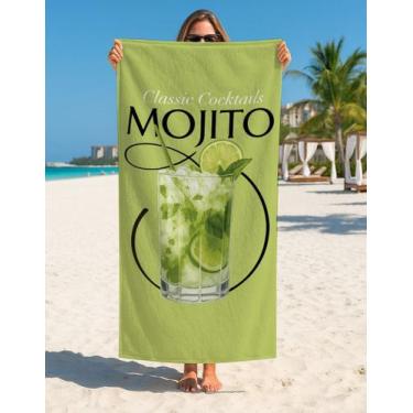 Imagem de Toalha De Banho Praia Estampada Drinks Verão Bar E Diversão - Use Thuc