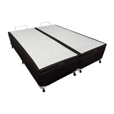 Imagem de Cama Box Baú Solteiro Courano Black New (88x188x35) - Castor