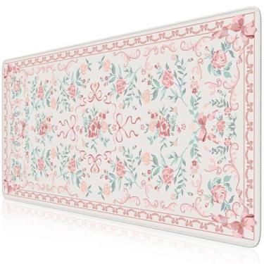 Imagem de Mouse Pad iCasso Rosado XL Antideslizante 90x40 cm