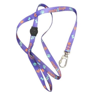 Imagem de Guia para Cachorro Estampa Icon Crazy 4 Dogs, M