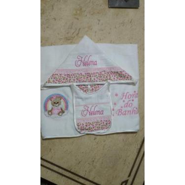 Imagem de Toalha de banho para bebe feminino - R.LS dos santos