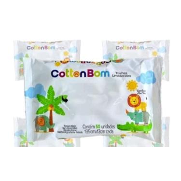 Imagem de Lenço Umedecido Cotton Bom Com 120 Unidades.