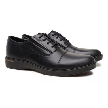 Imagem de Sapato Masculino Casual em Couro Preto - Cód 043586 - Porto Free by Fr