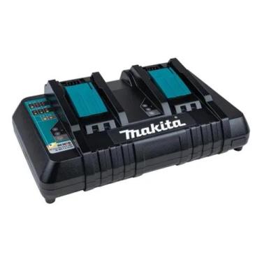 Imagem de Carregador de Bateria Duplo 14.4V e 18V DC18RD Makita