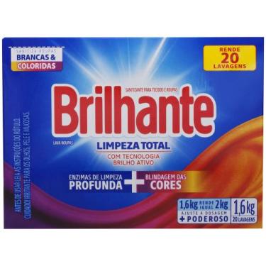 Imagem de Lava Roupas Sanitizante em Pó Brilhante - Limpeza Total Combate Germes