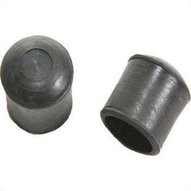 Imagem de Ponteira Cadeira Forsan Borracha Preta 5/8'' 8Pecas 0052Cp