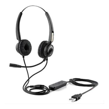 Imagem de Fone De Ouvido Headset HP DHE8000 USB Profissional Call Center Home Of