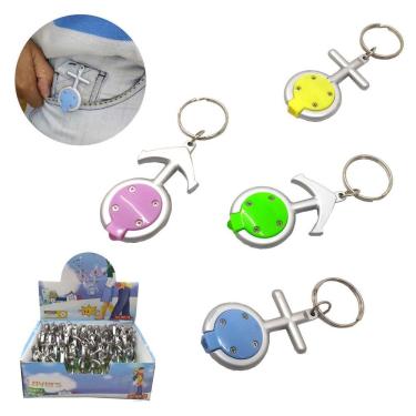 Imagem de Chaveiro Love Prenda Cores Sortidas Kit Com 48 Unid (Bl-1503-16)